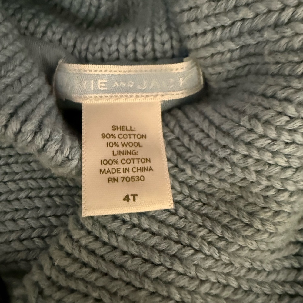 Janie and Jack Shawl Collar Sweater - Picture 7 of 7